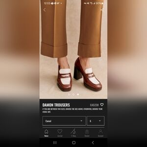 Sezane Damon trousers size 38